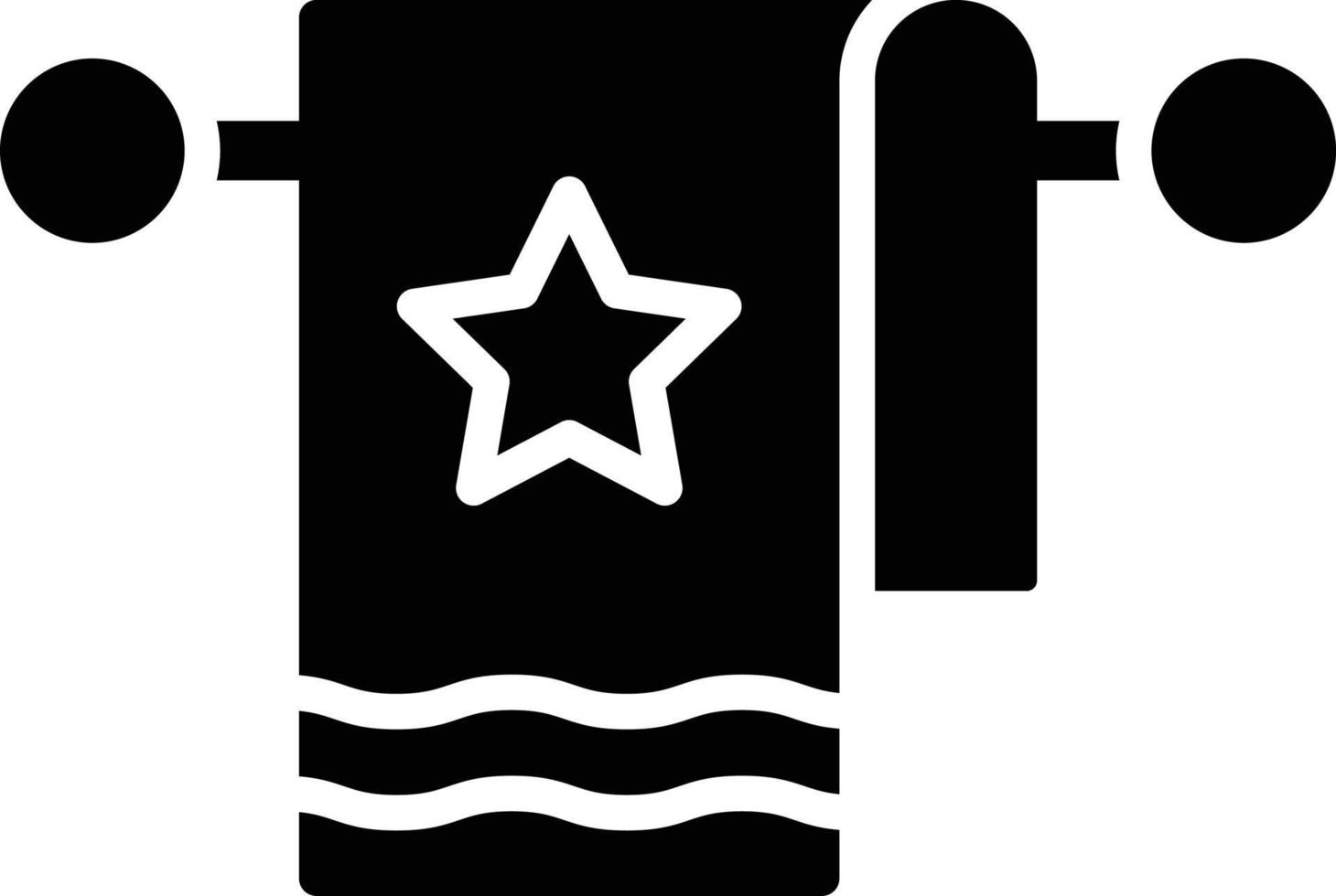 illustration de conception icône vecteur serviette