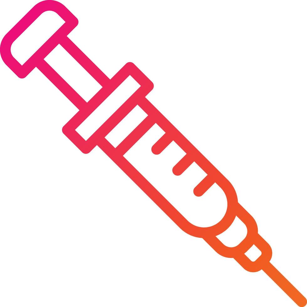 illustration de conception d'icône de vecteur d'injection