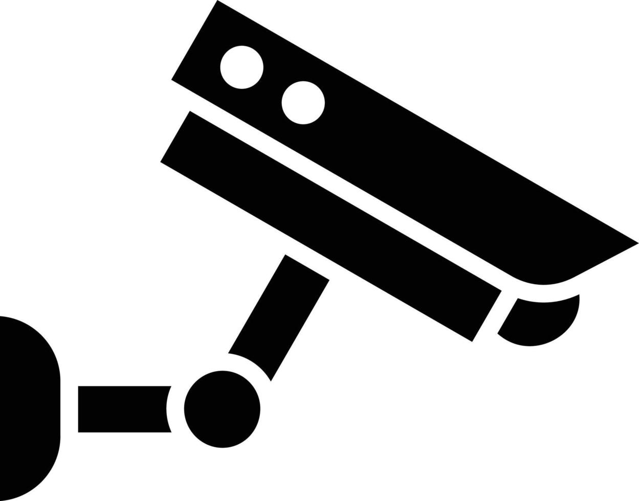 illustration de conception d'icône de vecteur de vidéosurveillance