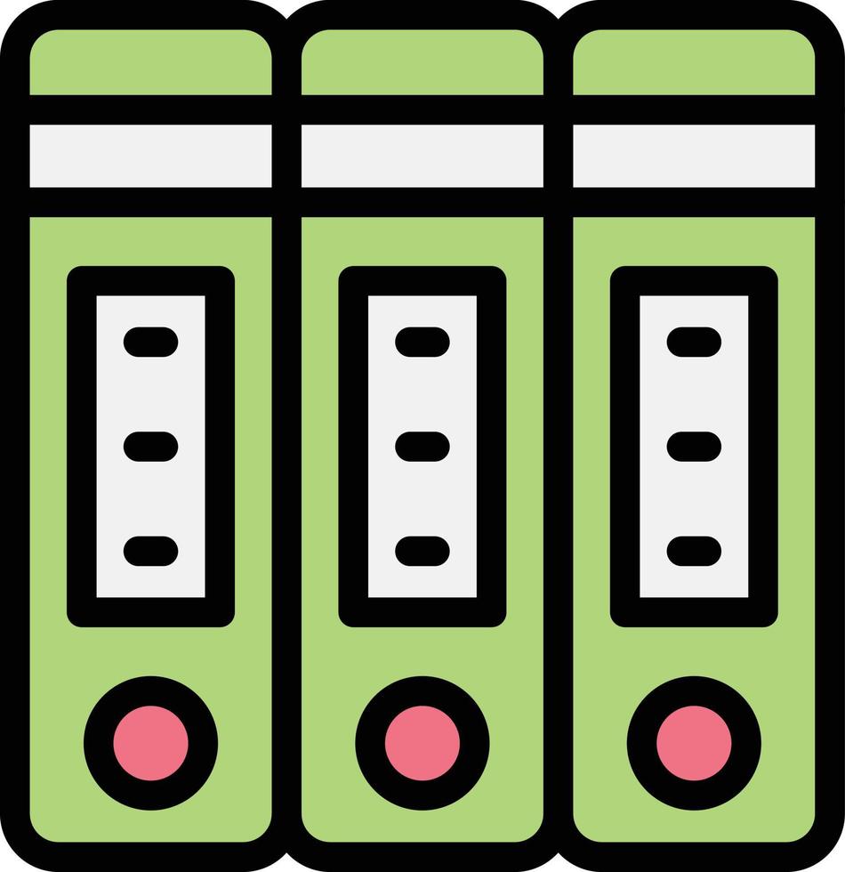 illustration de conception d'icône de vecteur de dossier