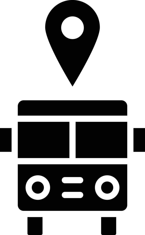 illustration de conception d'icône de vecteur de gare routière