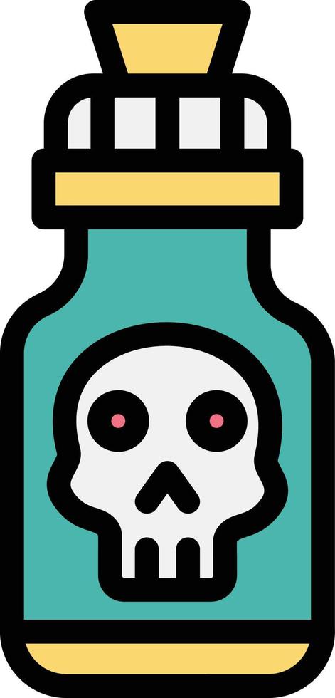 illustration de conception d'icône de vecteur de poison