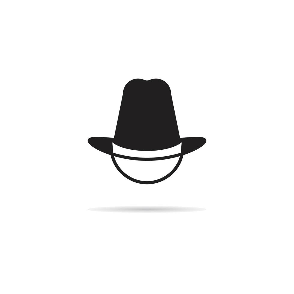 chapeau de cowboy icône illustration vectorielle vecteur
