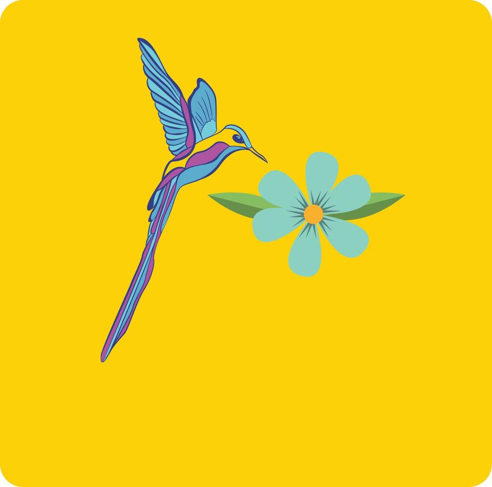 oiseau avec fleur vecteur colibri de une éclaboussure de aquarelle, main tiré esquisser. illustration de des peintures