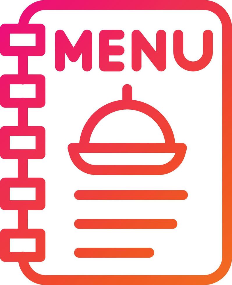 illustration de conception d'icône de vecteur de menu