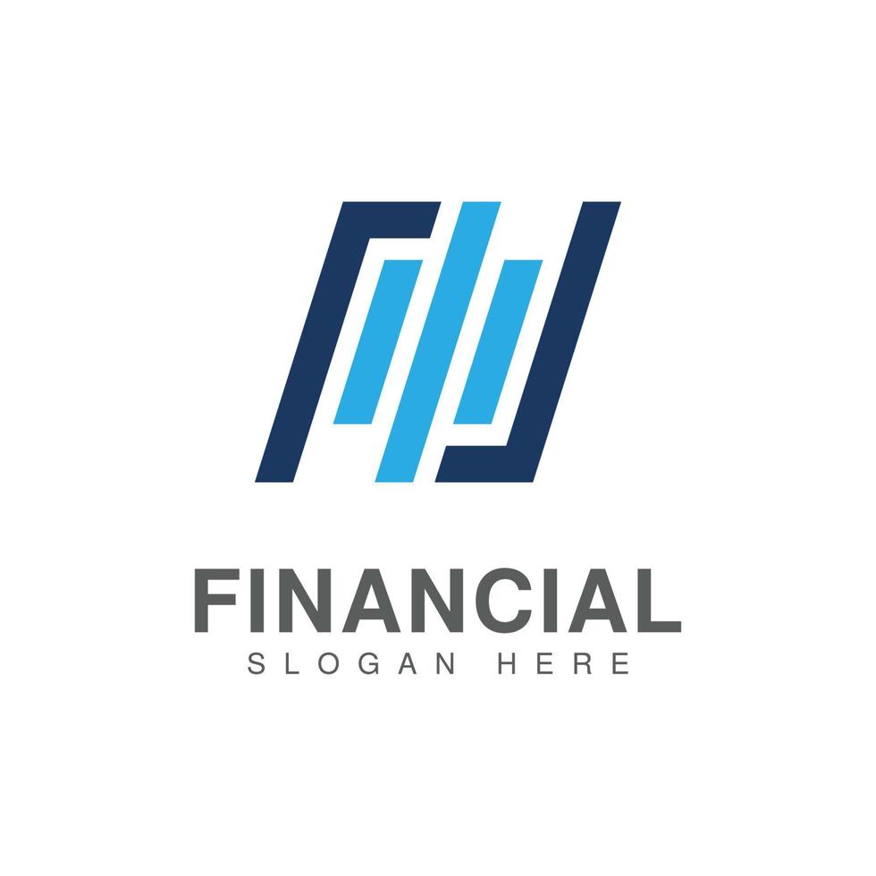 affaires la finance vecteur logo conception