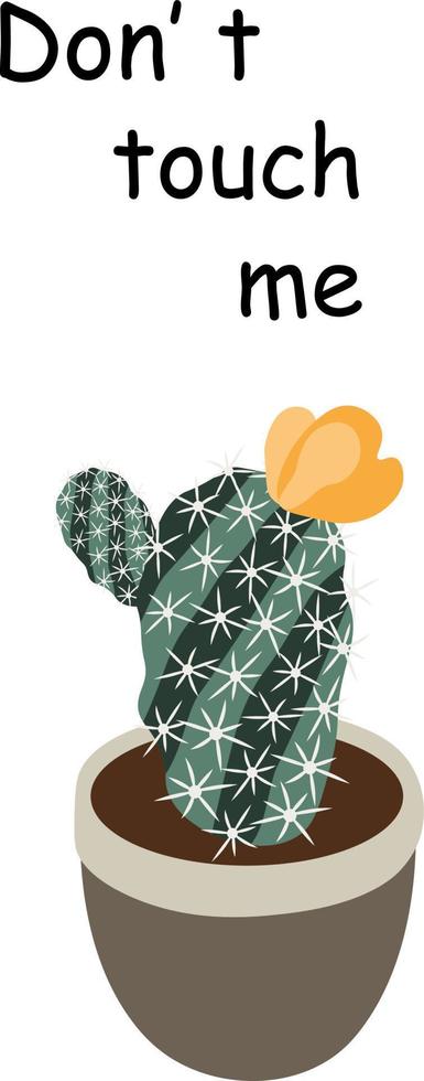 cactus et plantes succulentes salutation cartes. carte modèles vecteur
