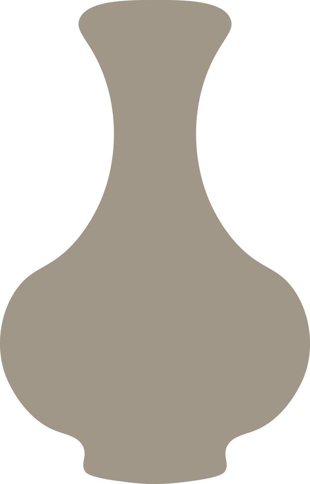 vase en céramique de style bohème vecteur