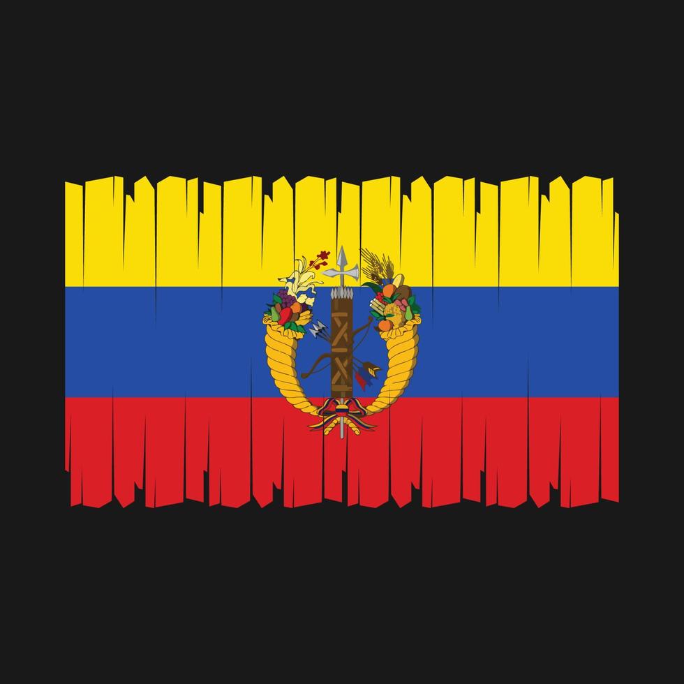 vecteur de drapeau colombie