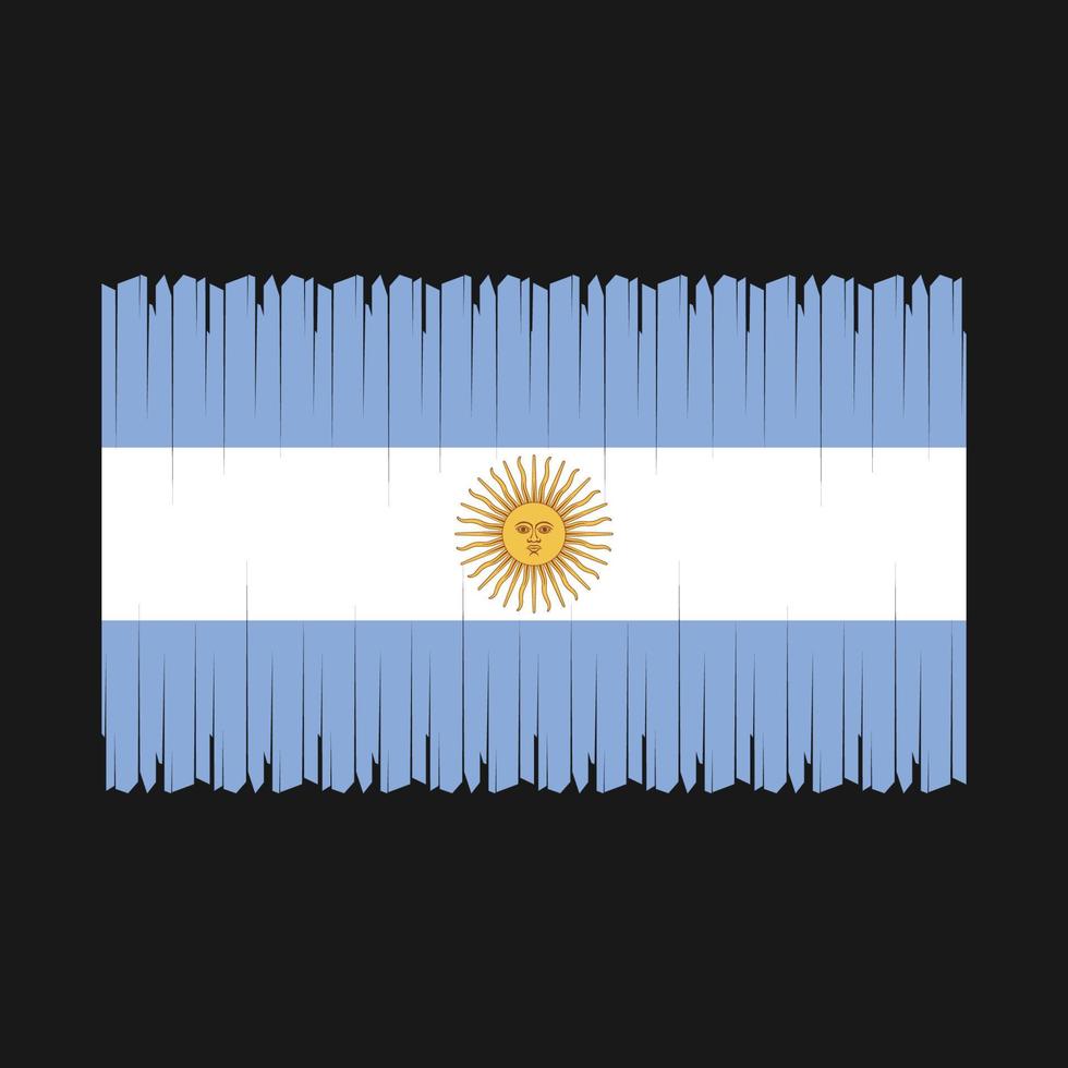 vecteur de drapeau argentin