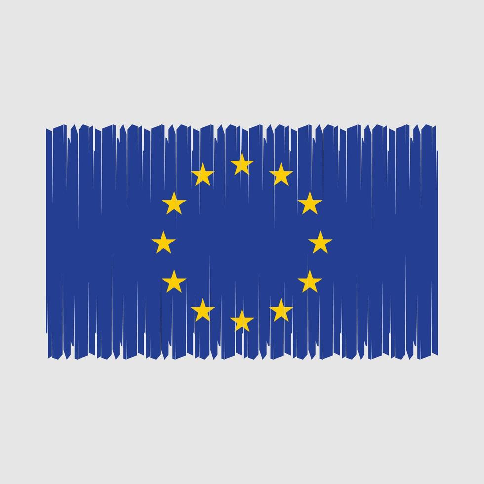 européen drapeau vecteur illustration