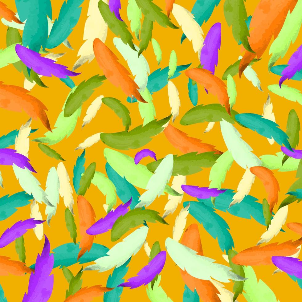 abstrait brosse oiseau plumes vecteur illustration