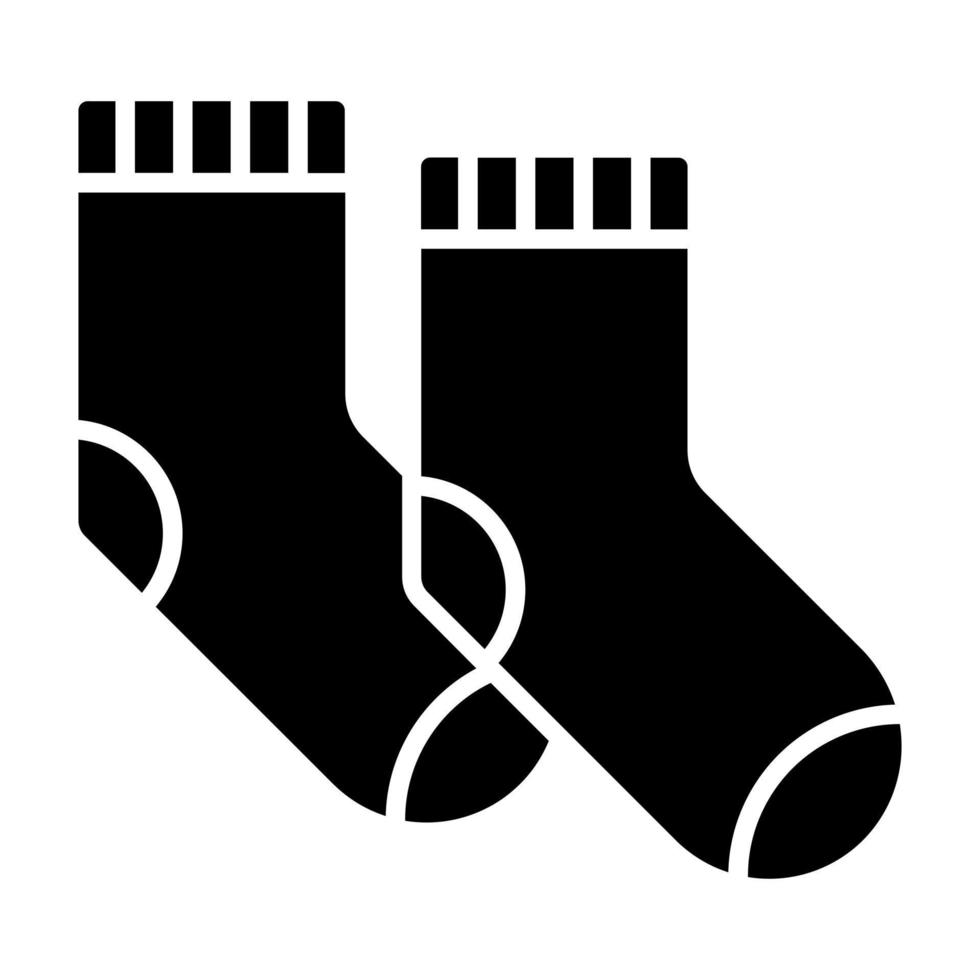 icône de vecteur de chaussettes