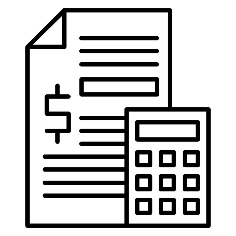 icône de vecteur de comptabilité