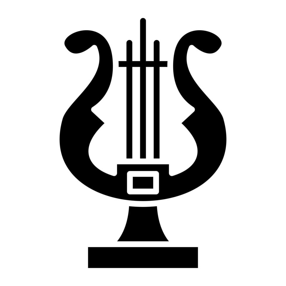 lyre vecteur icône