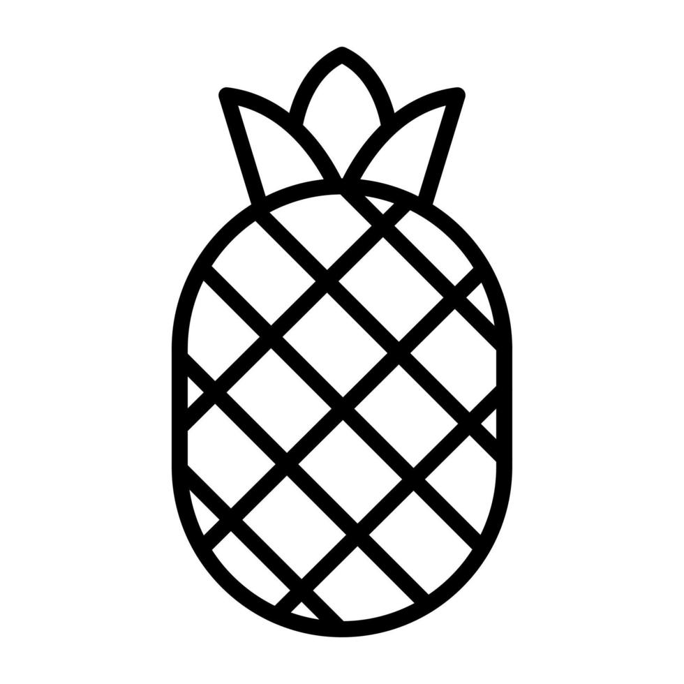 icône de vecteur d'ananas