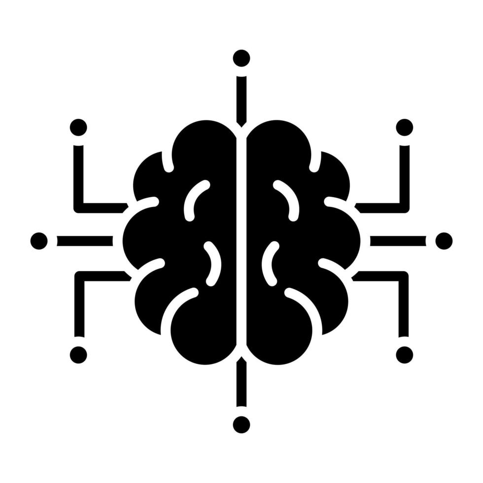 les neurones circuit vecteur icône