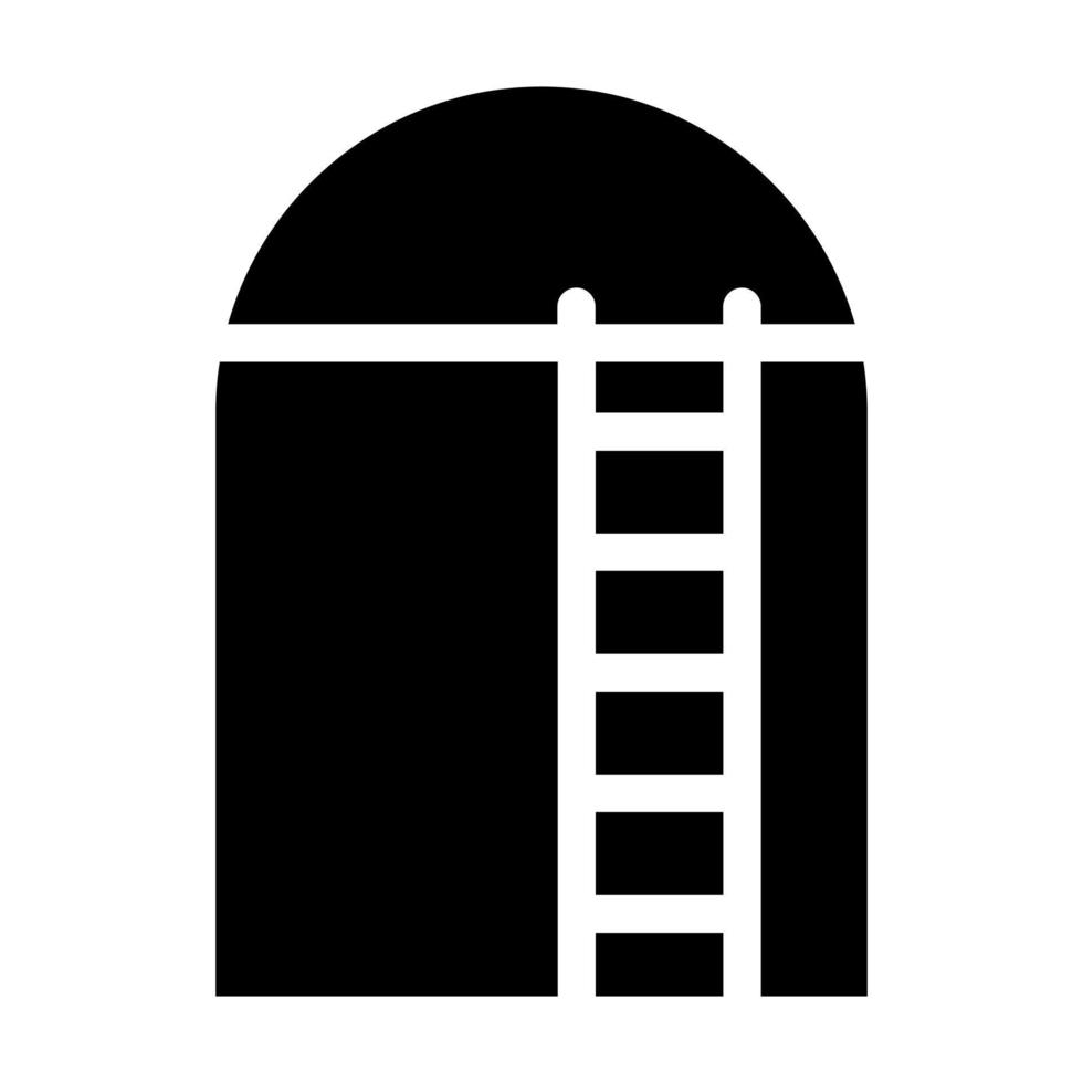 icône de vecteur de silo