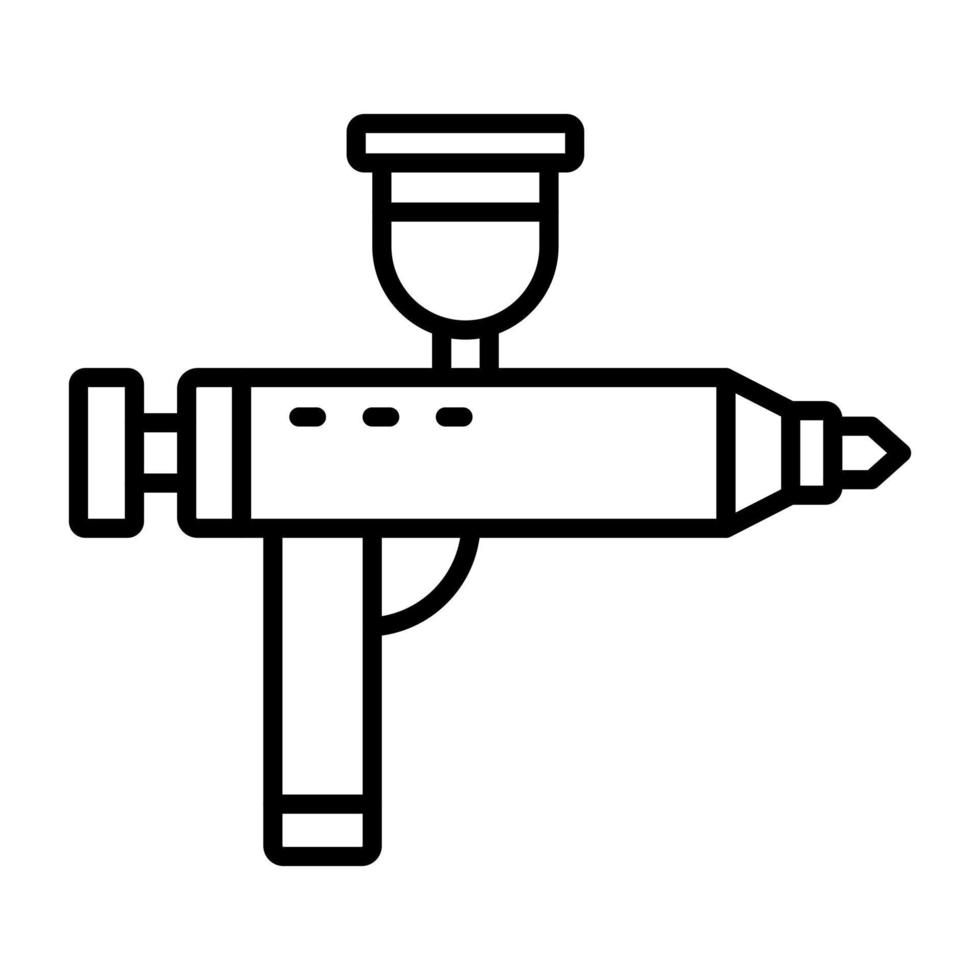 icône de vecteur aérographe