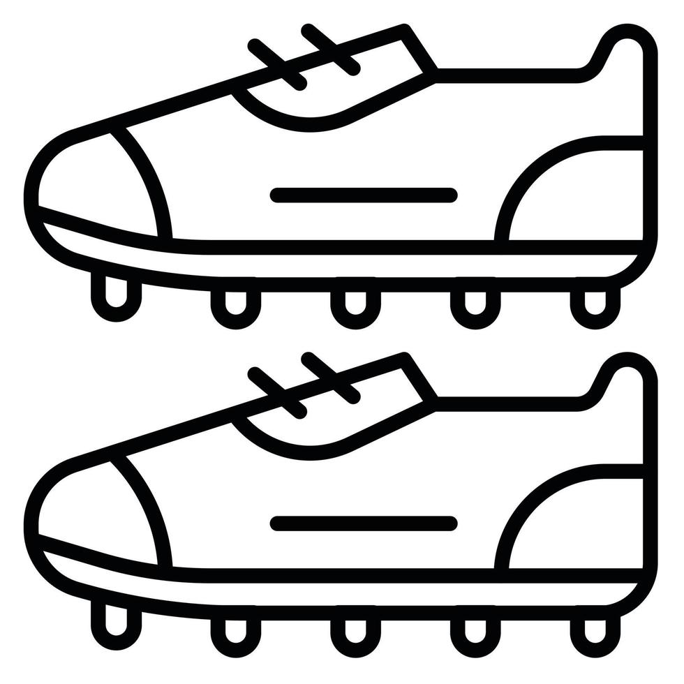 Football bottes vecteur icône