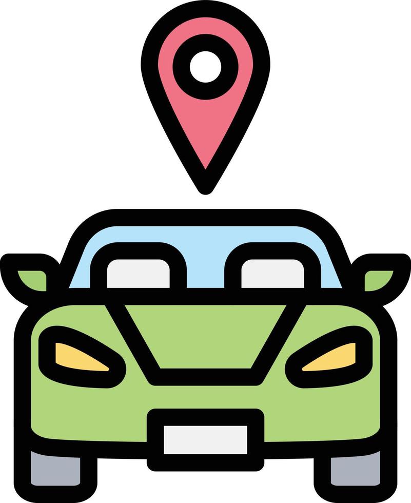 illustration de conception d'icône de vecteur de voiture