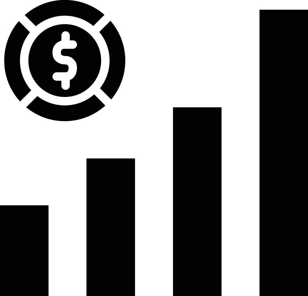 illustration de conception d'icône de vecteur d'économie