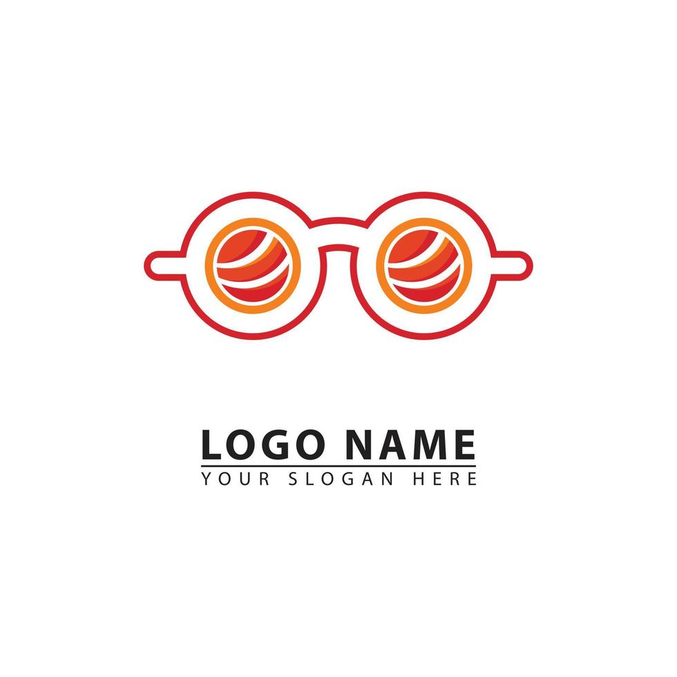 Sushi et des lunettes combinaison vecteur logo icône.