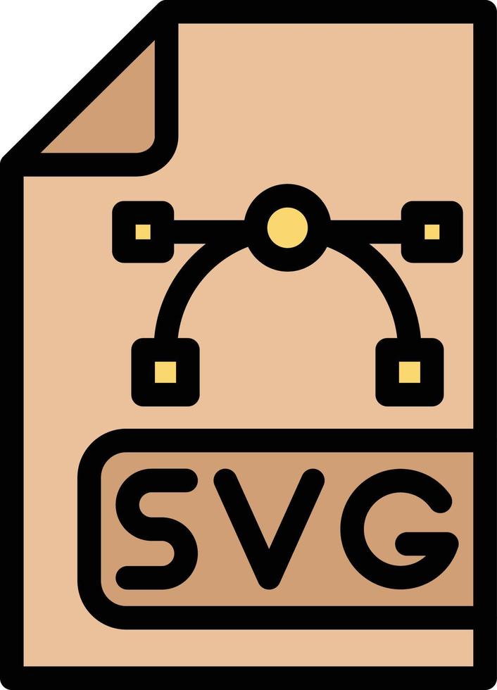 illustration de conception d'icône de vecteur de fichier svg