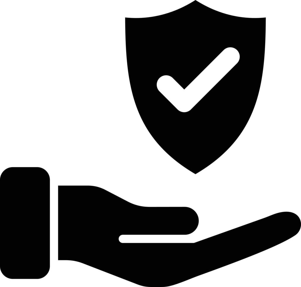 illustration de conception d'icône de vecteur d'assurance