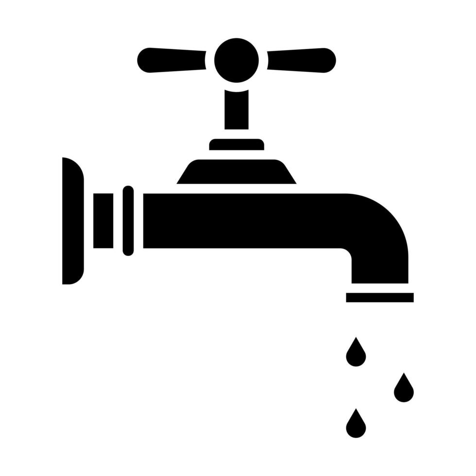 icône de vecteur de robinet