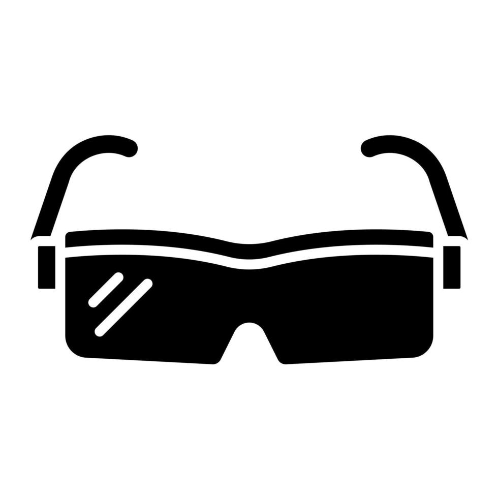 icône de vecteur de lunettes de sécurité