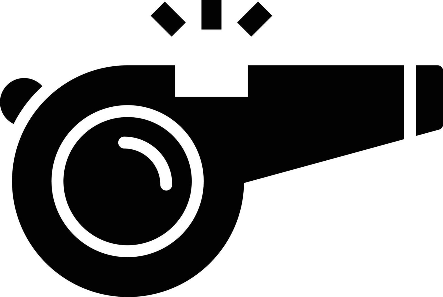 illustration de conception d'icône de vecteur de sifflet