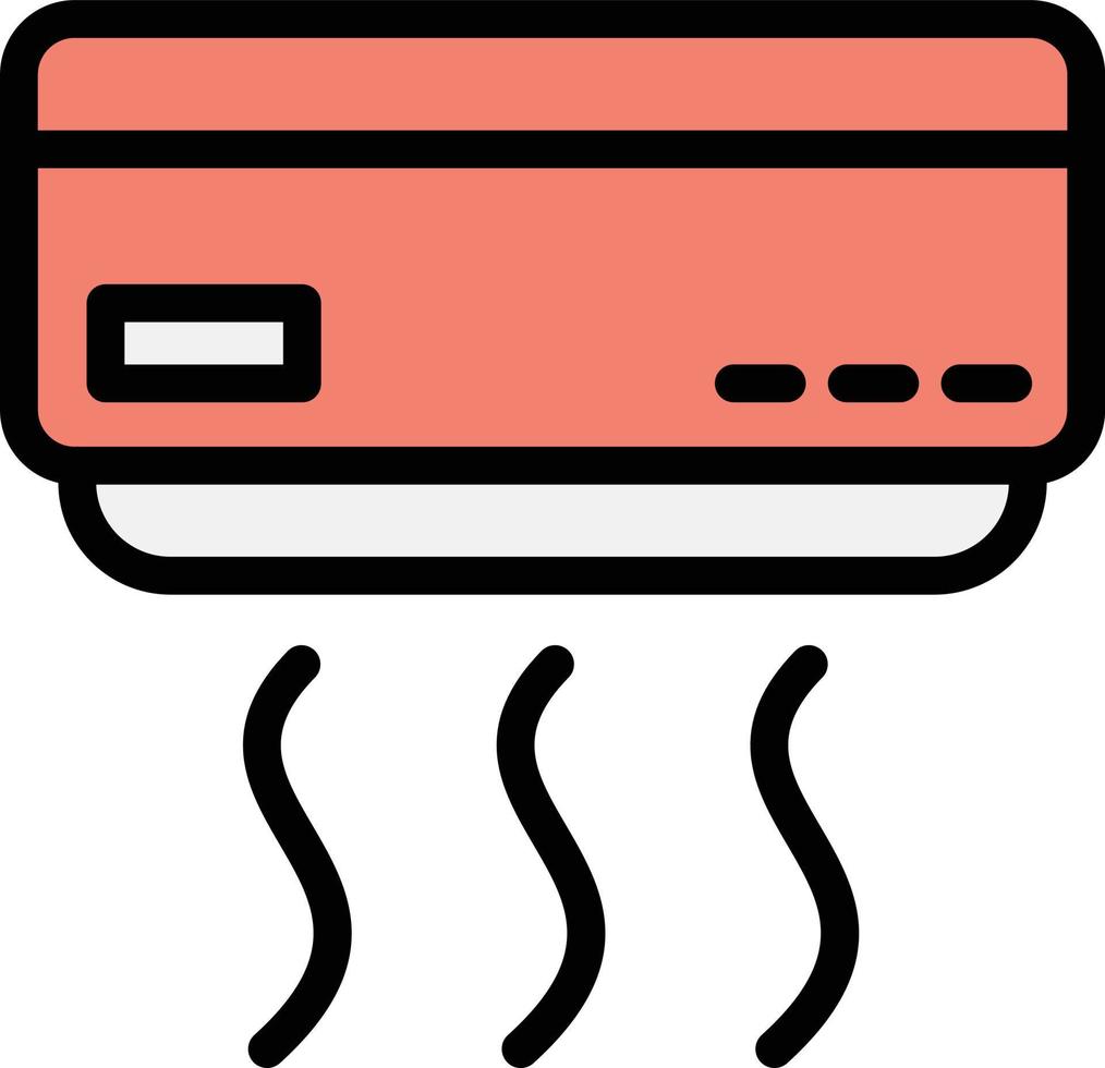 illustration de conception d'icône de vecteur de climatiseur