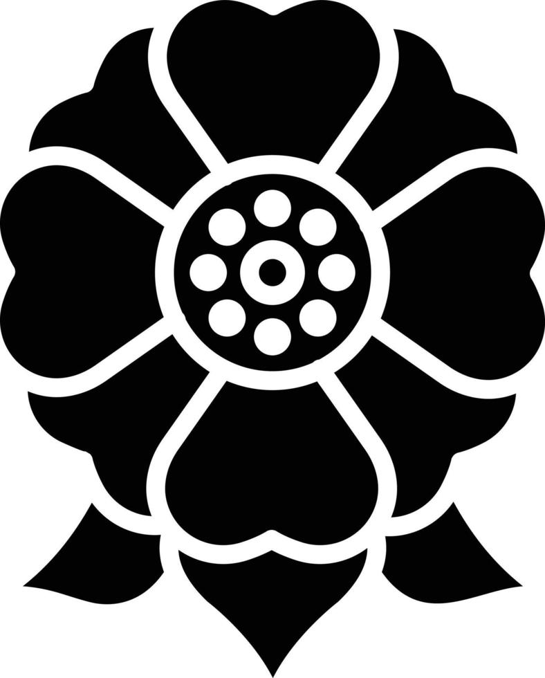 illustration de conception icône vecteur fleur