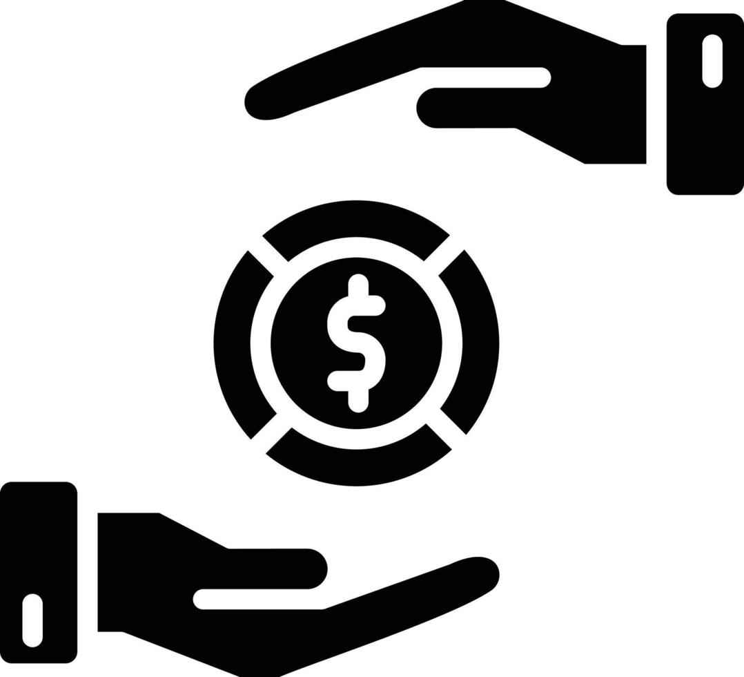 illustration de conception d'icône de vecteur de salaire