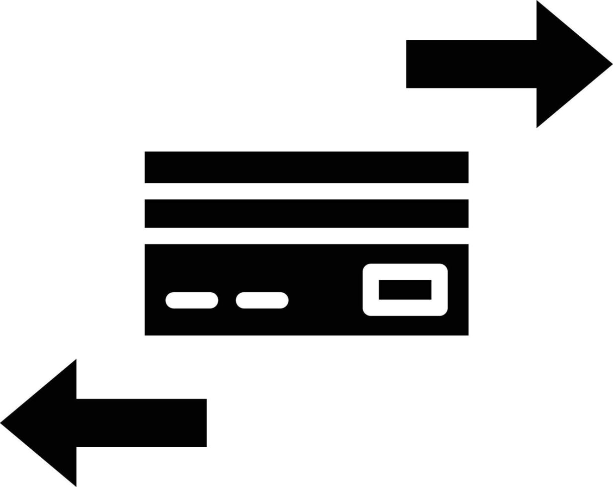 illustration de conception d'icône de vecteur de transaction