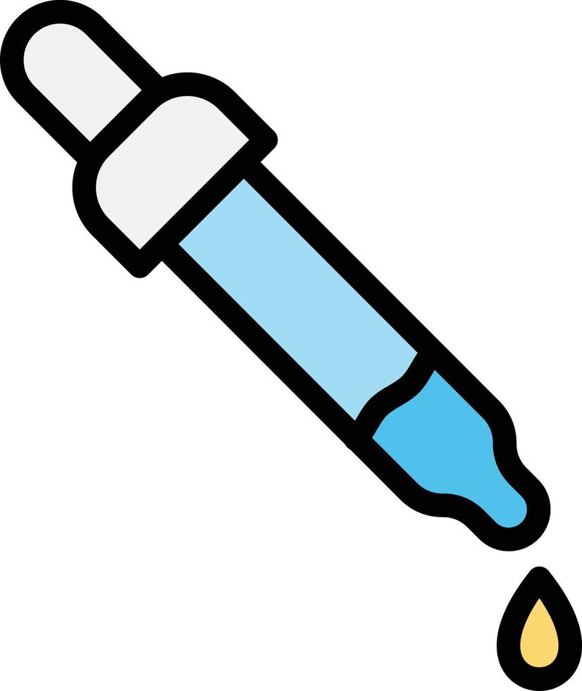 illustration de conception d'icône de vecteur de pipette