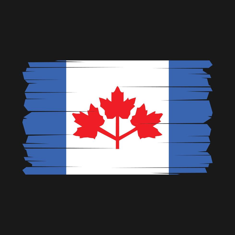 drapeau canada illustration vectorielle vecteur