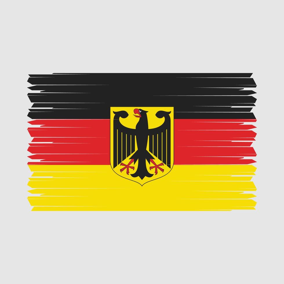 vecteur de drapeau de l'allemagne