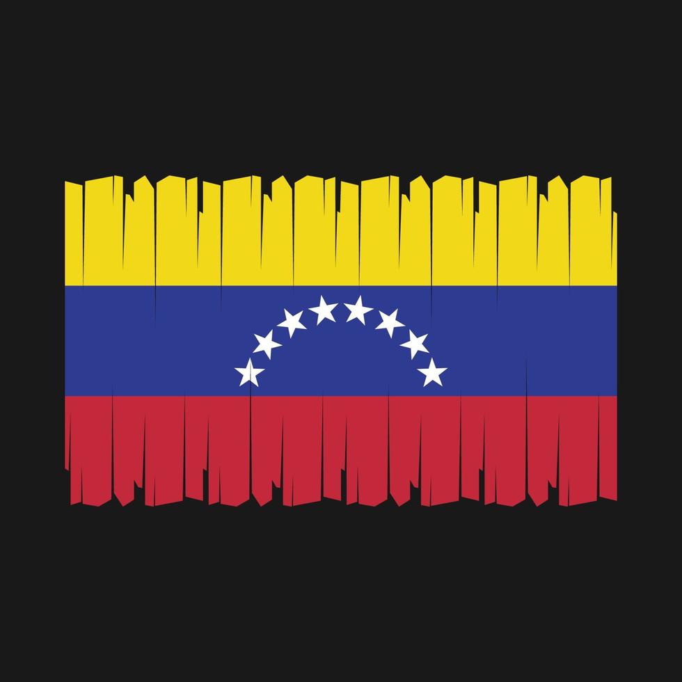 vecteur de drapeau du Venezuela