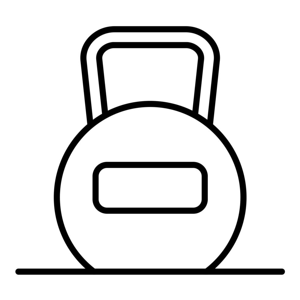 icône de vecteur de kettlebell