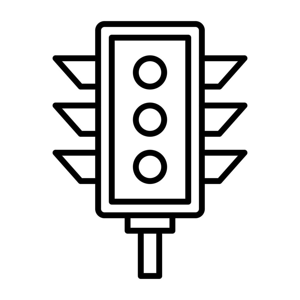 icône de vecteur de feux de circulation