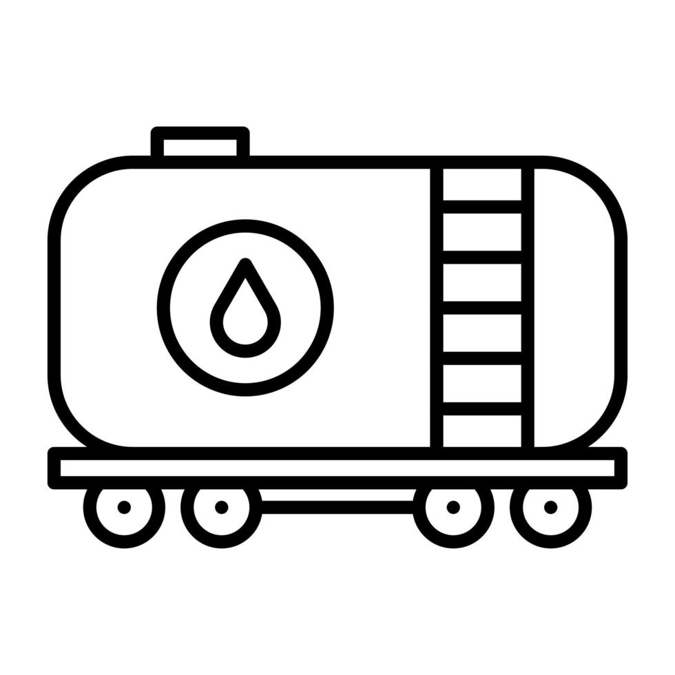 icône de vecteur de réservoir d'huile