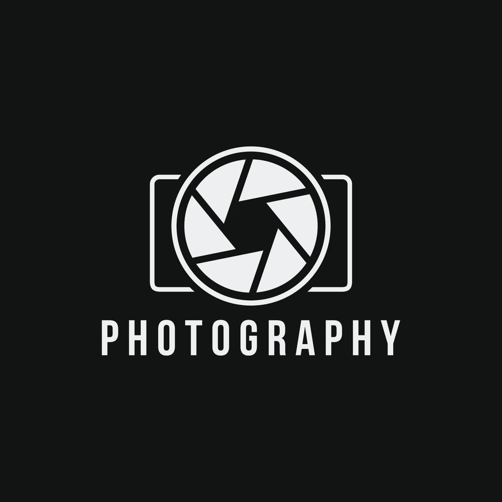 création de logo de photographie vecteur