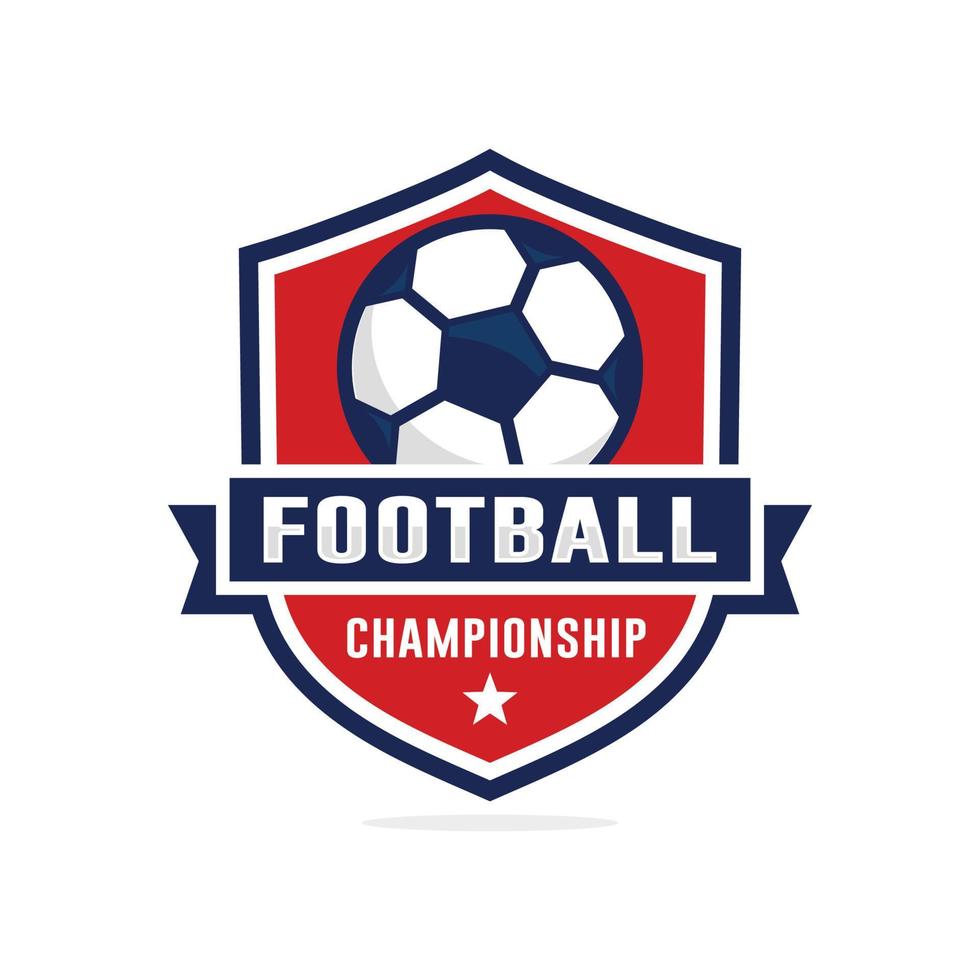 Football football championnat logo conception vecteur