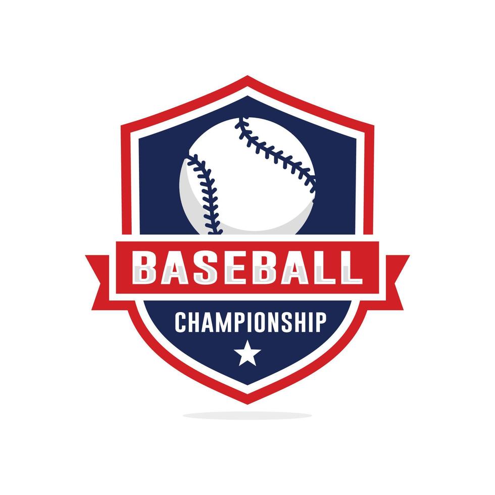 base-ball championnat logo vecteur