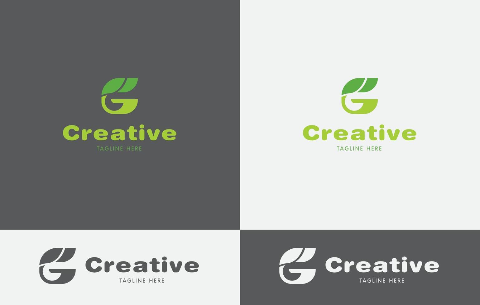 élégant lettre g logo conception vecteur art eps