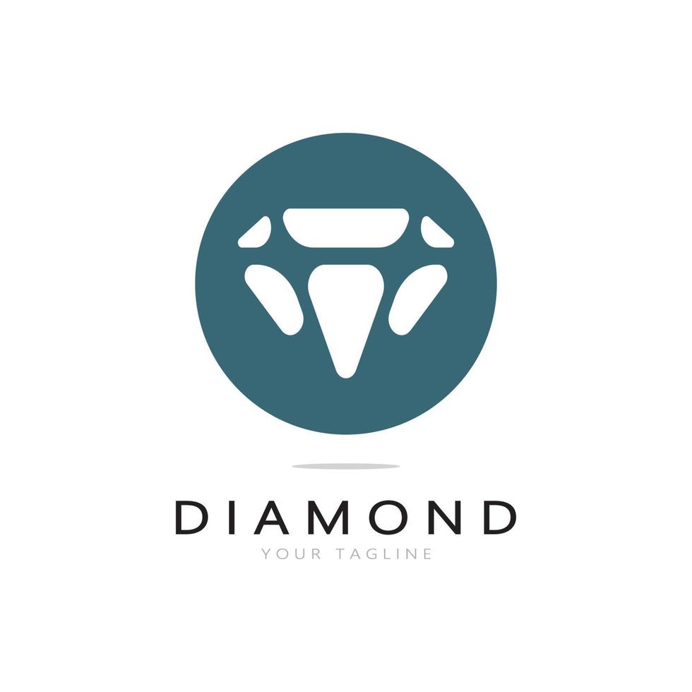 Facile diamant abstrait logo, pour affaires, badge, bijoux boutique, or boutique,application,vecteur vecteur