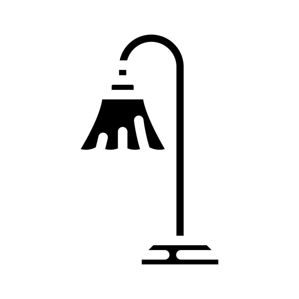 électrique torchère Accueil accessoire glyphe icône vecteur illustration