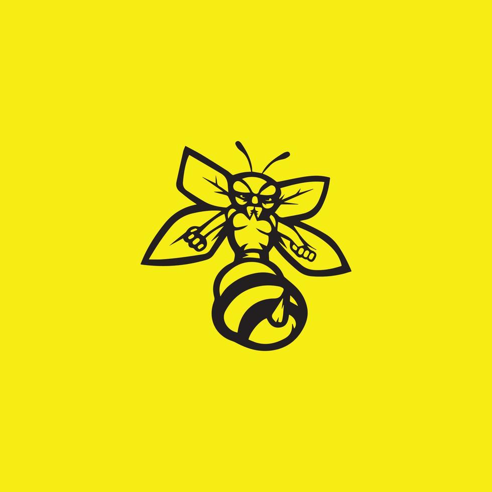 Créatif et moderne abeille logo conception vecteur